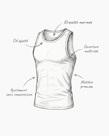 Stretch Fit Tank | Unité | Noir