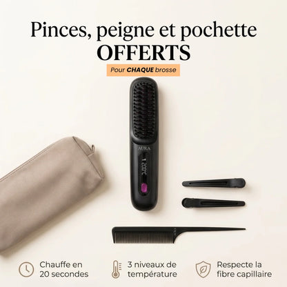 Aura - Brosse pour cheveux courts