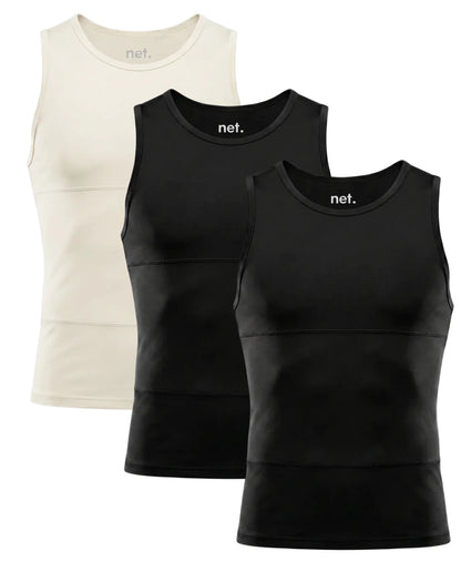 Le Débardeur | Pack de 3 | Noir (x2) Blanc (x1)