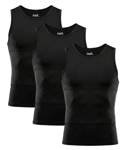 Le Débardeur | Pack de 3 | Noir (x3)