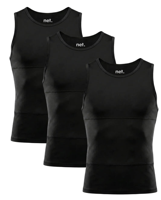 Le Débardeur | Pack de 3 | Noir (x3)