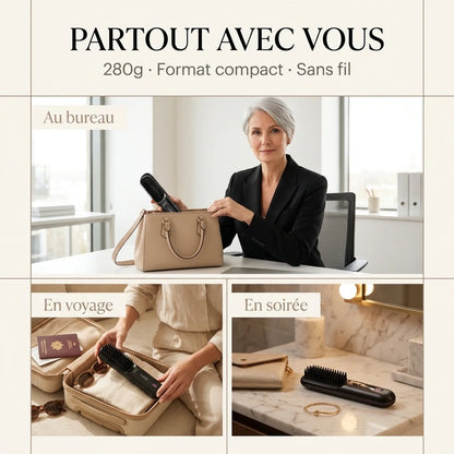 Aura - Brosse pour cheveux courts