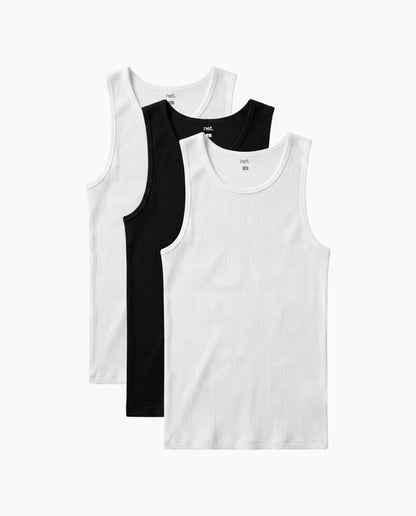 Stretch Fit Tank - Pack de 3